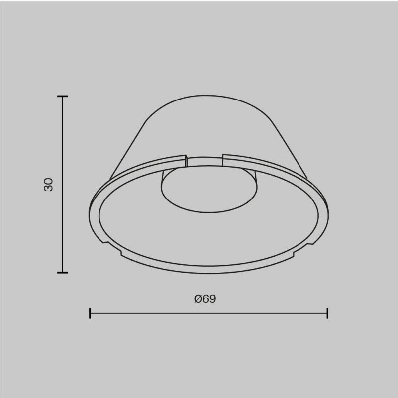 Линза Maytoni FOCUS LED LensD69-60