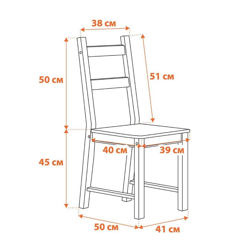 Обеденный комплект TetChair Соната (стол + 4 стула) / Sonata dining set BD-3073193 фото 9