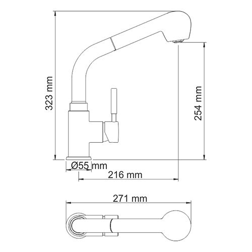 Смеситель WasserKRAFT A8247 фото 3