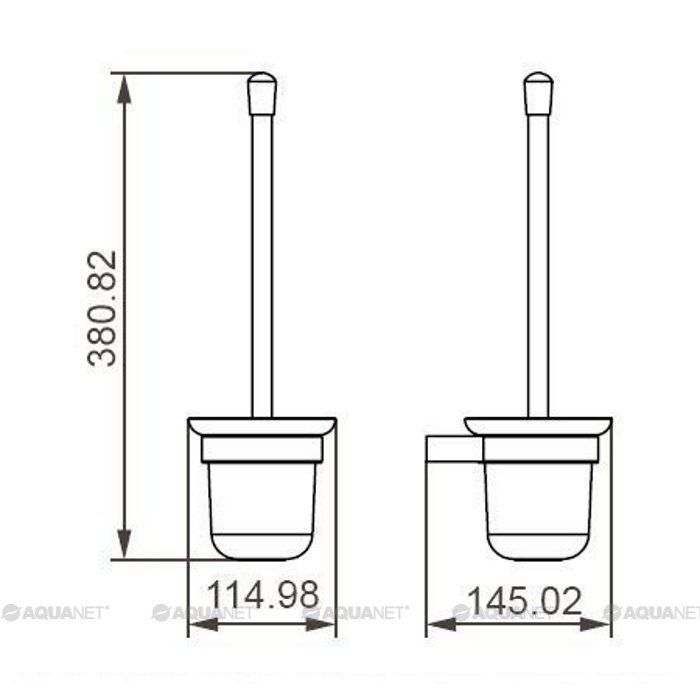 Ершик для унитаза Aquanet 5688MB 00241909