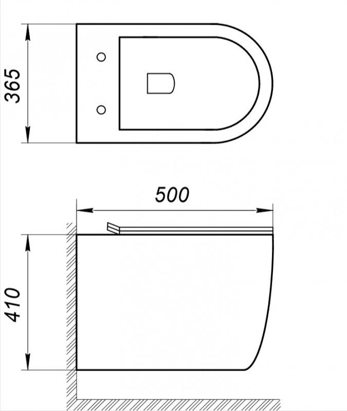 Подвесной унитаз BelBagno AMANDA BB051CHR