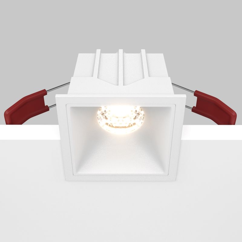 Встраиваемый светильник Maytoni Downlight Alfa LED DL043-01-10W3K-SQ-W