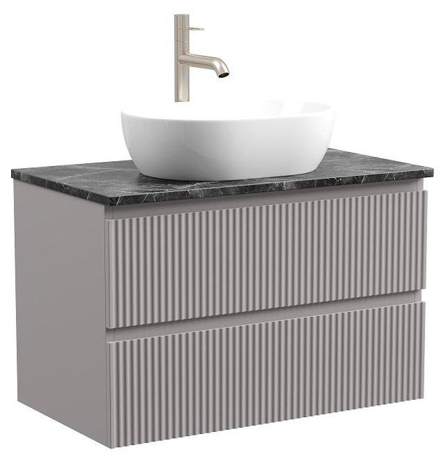 Тумба под раковину подвесная Sancos Snob R SNR80SM Doha Soft 79 см R фото 1
