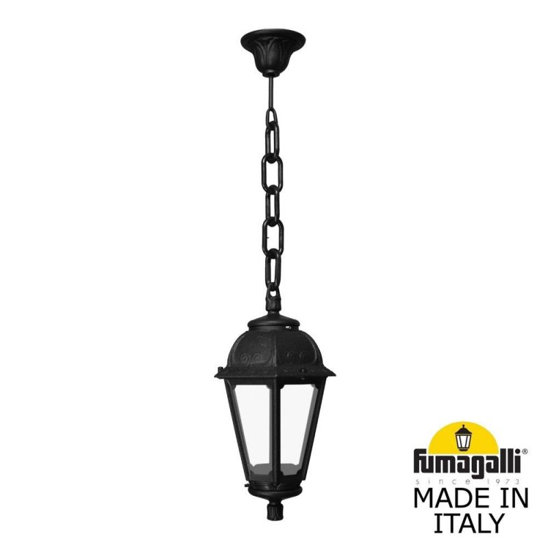 Подвесной фонарь FUMAGALLI SABA черный, прозрачный K22.120.000.AXF1R фото 1