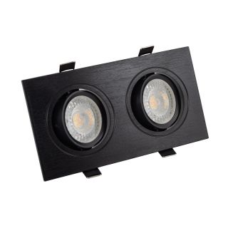 Встраиваемый светильник Denkirs DK3020BВ IP 20, 10 Вт, GU5.3, LED, черный, пластик DK3022-BK