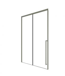 Душевая дверь Timo-S TDSS-120/13C-8R T48R 120 R стекло прозрачное / профиль никель