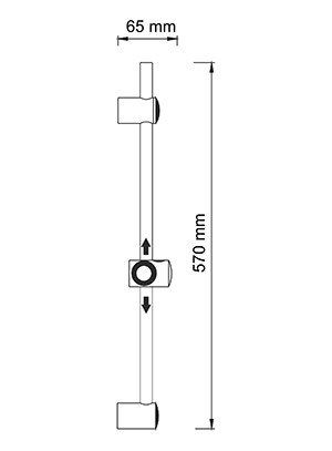 Стойка для душа WasserKRAFT Isar A049