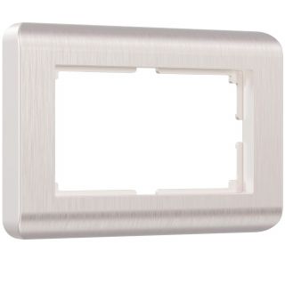 Рамка для двойной розетки (перламутровый) Werkel W0082113
