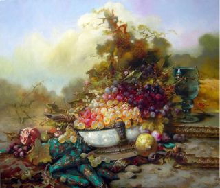 Картина "Натюрморт с виноградом" 2006 Федорова Ирина