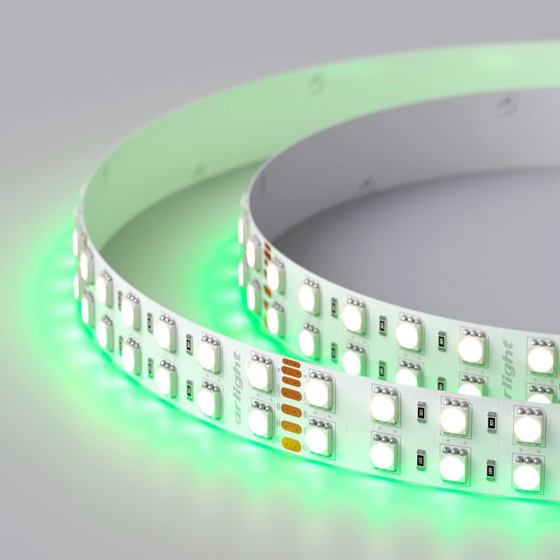 Светодиодная лента RT-B144-19mm 24V RGBW-Day (32 W/m, IP20, 5060, 5m) (Arlight) фото 8