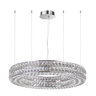 Люстра Odeon Light хром/металл/хрусталь LED 98W 4000K 5850Лм PANTA 4927/98L