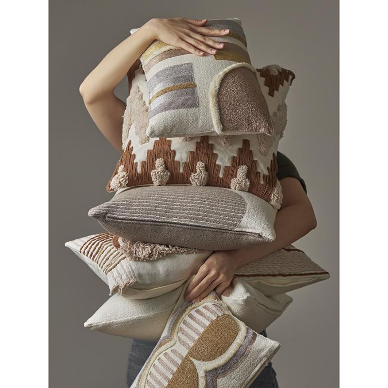 Чехол на подушку декоративный beige blink из коллекции ethnic, 45х45 см Tkano BD-3042921 фото 3