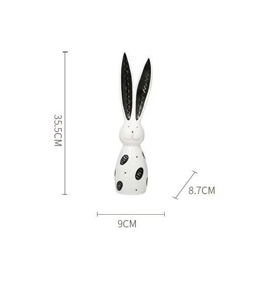 Статуэтка Sotogrande Long ear rabbit black BD-3048948 фото 6