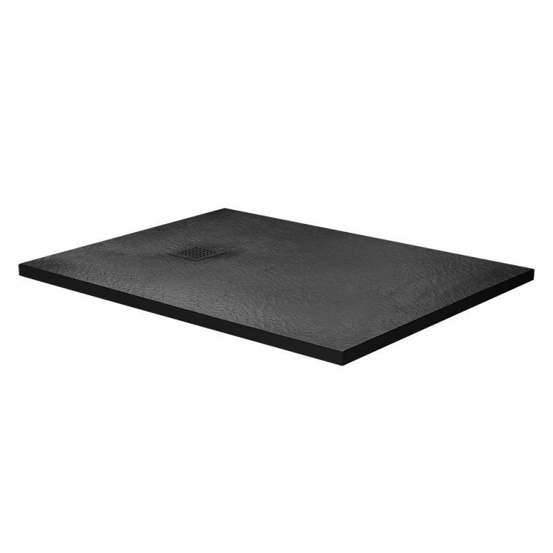 Душевой поддон BelBagno UNO TRAY-MR-UNO-AH-120/90-35-NERO-NO 120x90 черный матовый фото 2