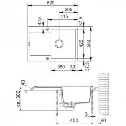 Мойка Franke Maris MRG 114.0198.366 белый Fragranite