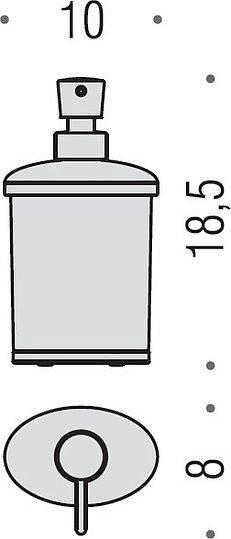 Дозатор Colombo Design Land B9319.000 фото 2