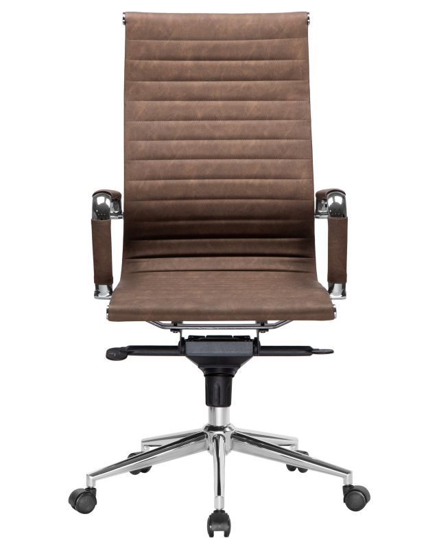 Офисное кресло Dobrin 101F-LMR CLARK, цвет коричневый лофт №320