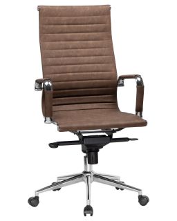 Офисное кресло Dobrin 101F-LMR CLARK, цвет коричневый лофт №320