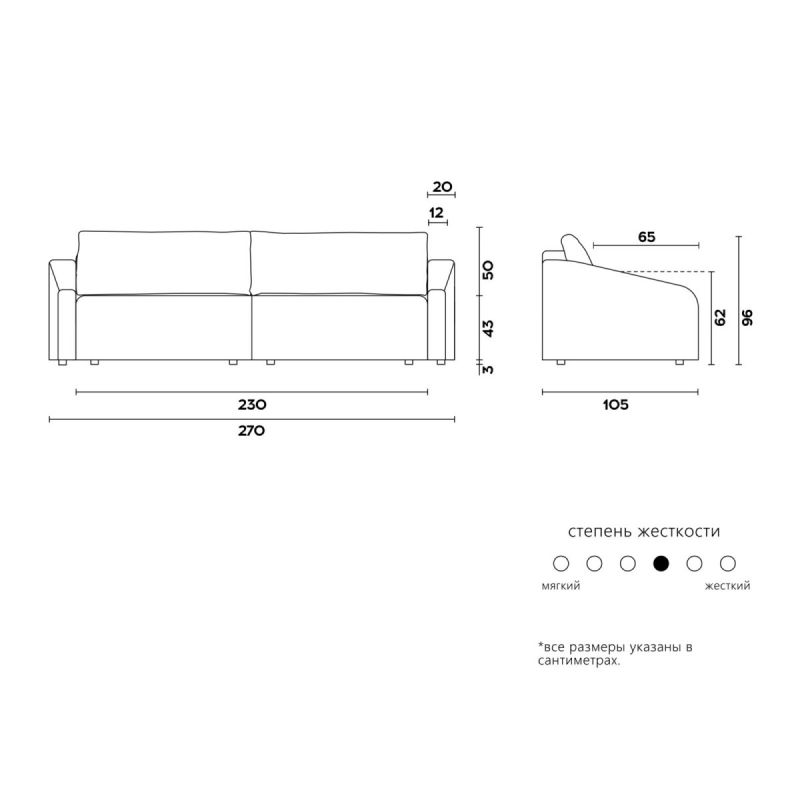 Диван KULT MINKU BD-2064089