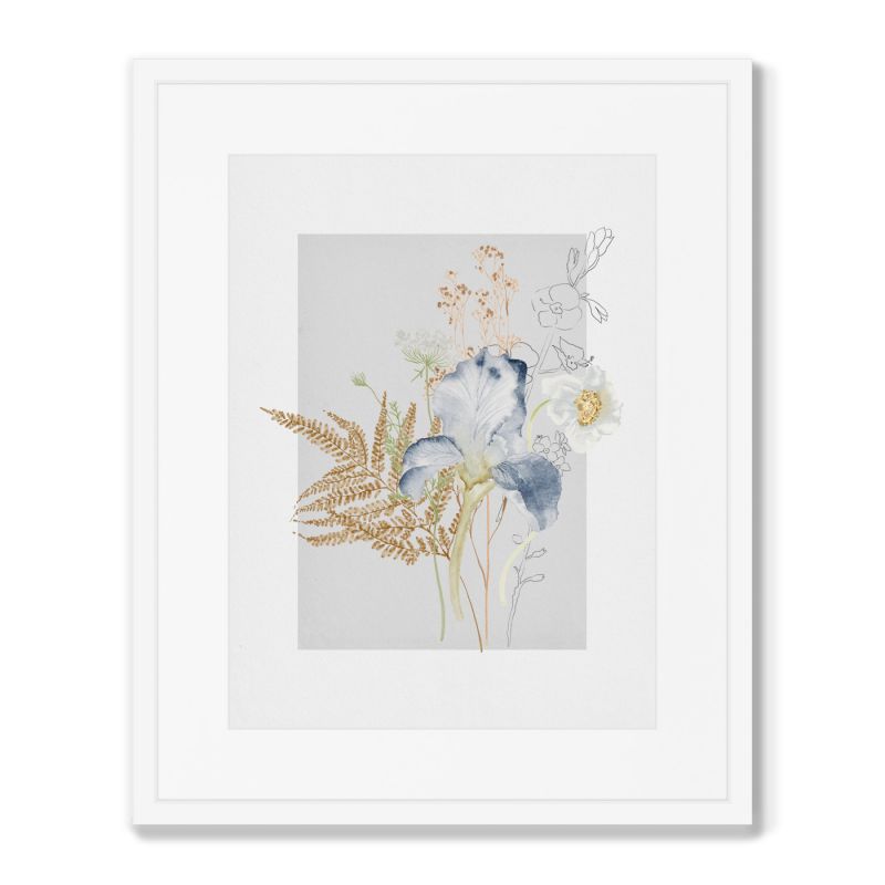 Набор из 2-х репродукций картин в раме Floral set in pale shades, No7 ArtNoMore BD-2090371 фото 3