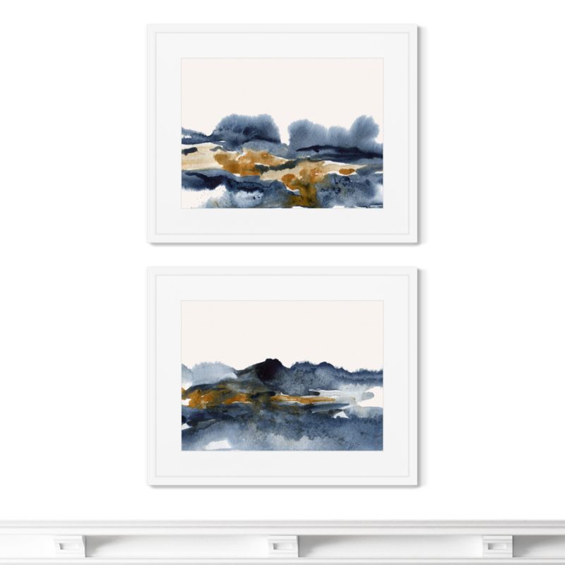 Набор из 2-х репродукций картин в раме Autumn landscape ArtNoMore BD-2090576 фото 1
