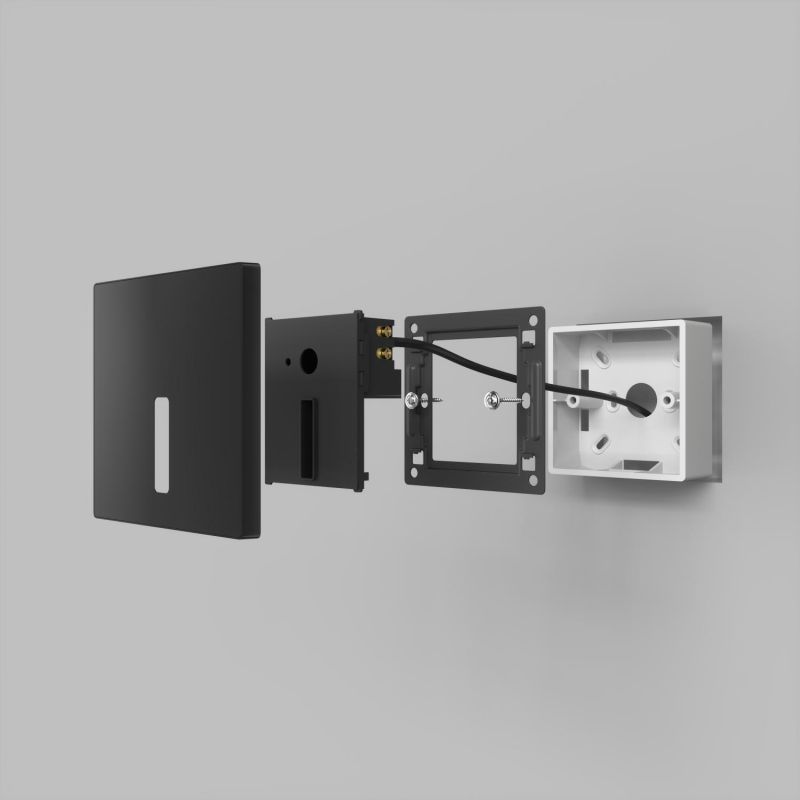 Подсветка ступеней лестницы Denkirs Troms IP 20, LED 3000K, 3 Вт, черный, алюминий DK1030-BK фото 3