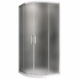 Душевой уголок Abber Schwarzer Diamant AG01090M 90х90 см, профиль хром, стекло матовое