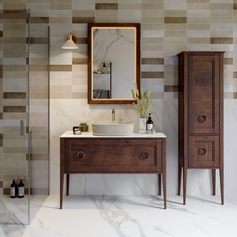 Тумба напольная Kerama Marazzi Plaza Classic Neo 120х81 см, орех фото 3