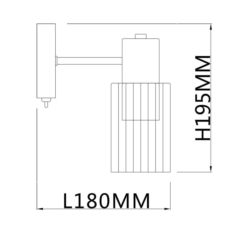 Настенный светильник Escada 2120/1A E14*40W Gold