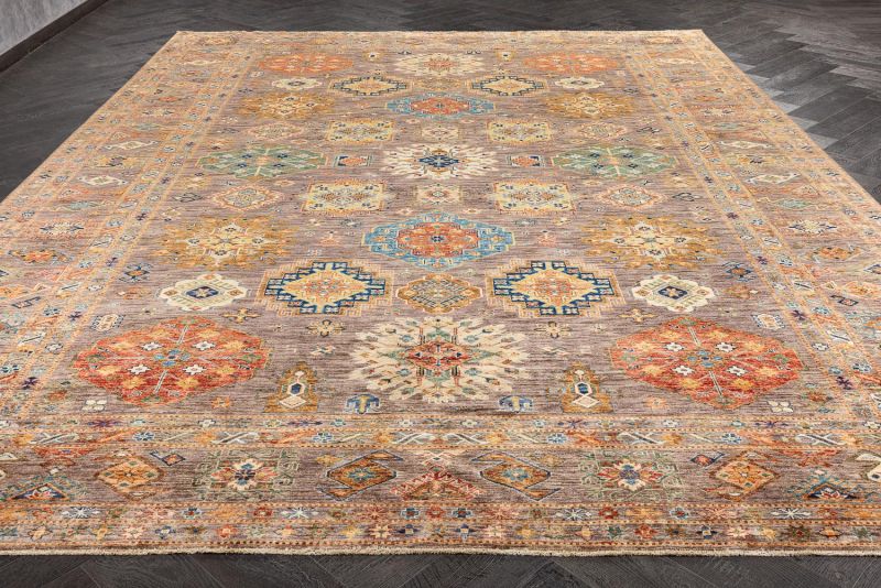 Пакистанский ковер из шерсти Carpet «KAZAK ROYAL» 231689-BRN-BRN 310 x 423 см