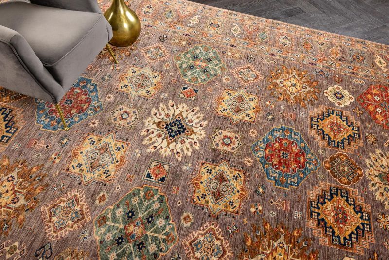 Пакистанский ковер из шерсти Carpet «KAZAK ROYAL» 231689-BRN-BRN 310 x 423 см