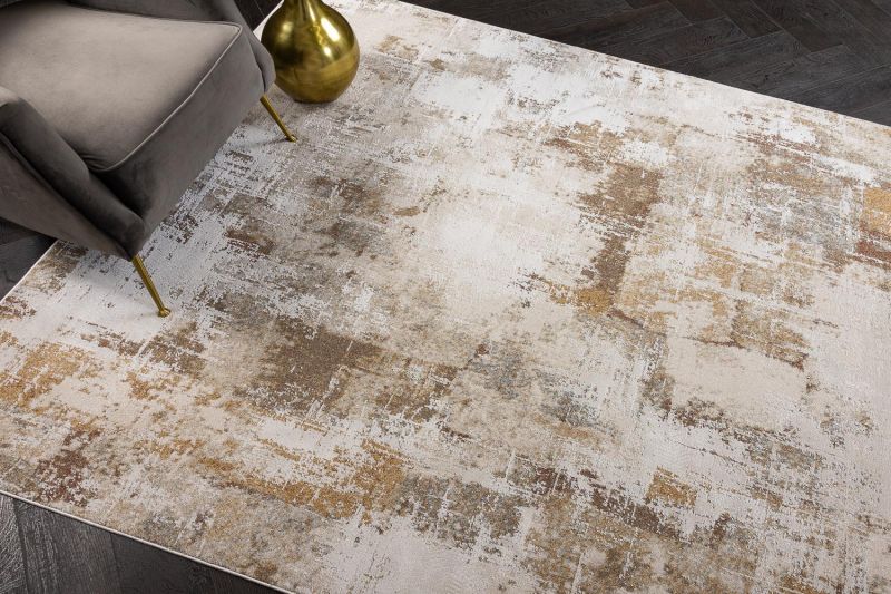 Турецкий ковер из полиэстера и полипропилена Carpet «WOOL EFFECT» TT02A-CRE 160 x 230 см фото 7