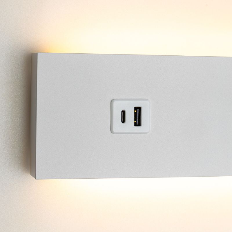 Светильник с выключателем Citilux Декарт белый LED USB, теплый свет (3000К) 14W CL704460 фото 11
