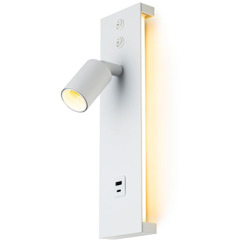 Светильник с выключателем Citilux Декарт белый LED USB, теплый свет (3000К) 14W CL704460 фото 8