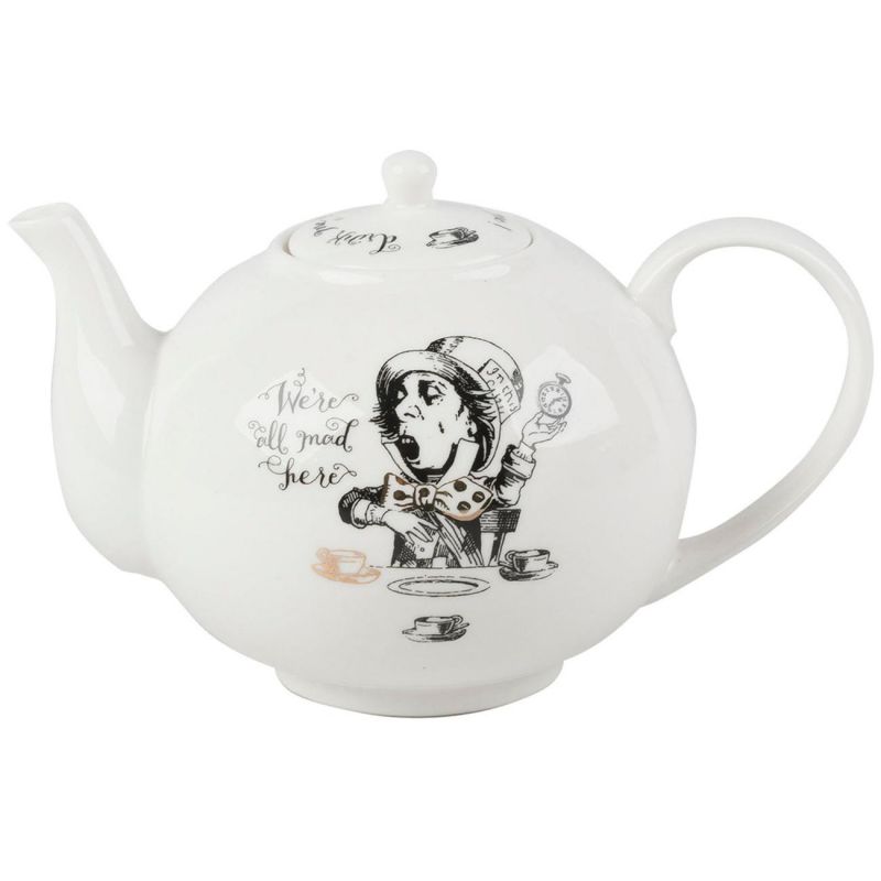 Чайник большой Kitchen Craft Алиса в Стране чудес Victoria and Albert Garden белый BD-3143679 фото 1