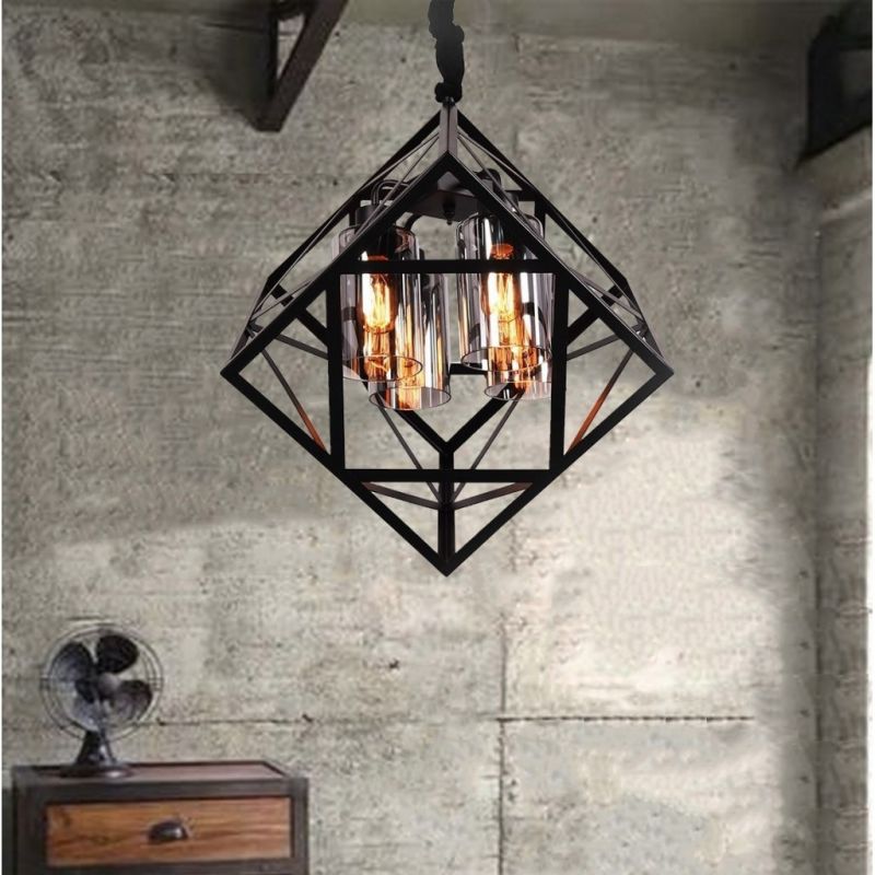 Подвесной светильник Lumina Deco Brutte LDP 11339-4 BK фото 5