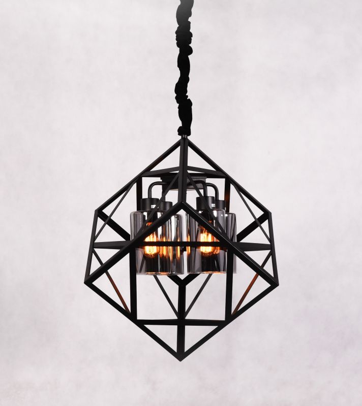 Подвесной светильник Lumina Deco Brutte LDP 11339-4 BK фото 3