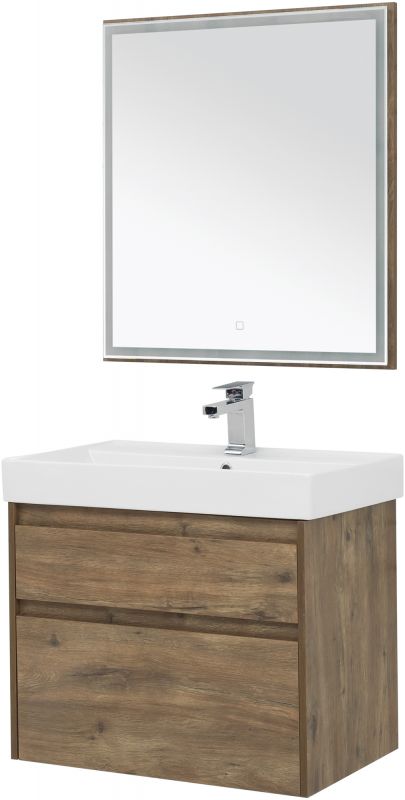 Мебель для ванной Aquanet Nova Lite 00254218 75 см, дуб рустикальный