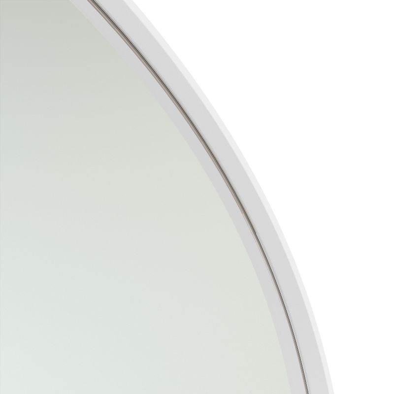 Настенное зеркало в раме GENGLASS RAUNTEL L BD-2374105 L белое фото 2