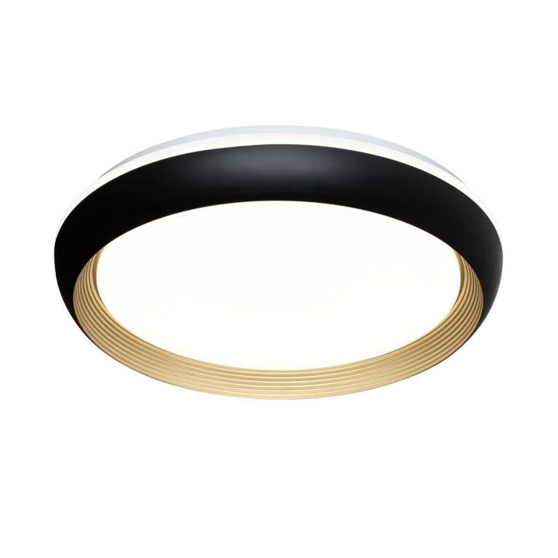 Светильник Sonex PALE SN пластик/черный/золотой LED 48Вт 4000К D380 IP43 TOFIQ BLACK  7651/DL