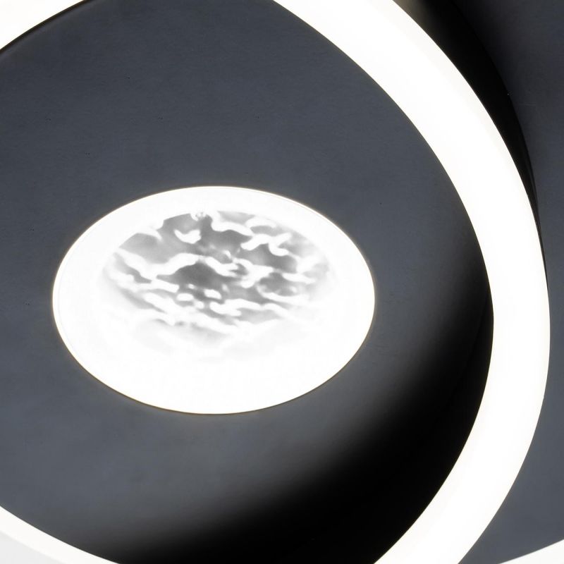 Потолочный светильник Escada Arctic 10234/1 LED*45W Black/White