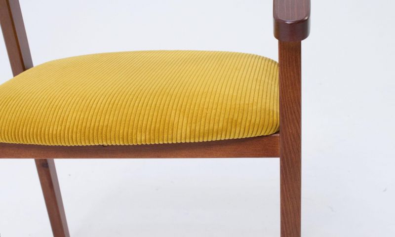 Стул-кресло Челси ПМ орех/жёлтый Z011840W16
