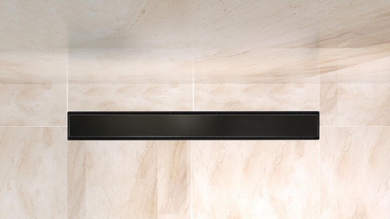 Душевой лоток BelBagno Luce BB-LD-LUCE-60-NERO, черный матовый, 60 см