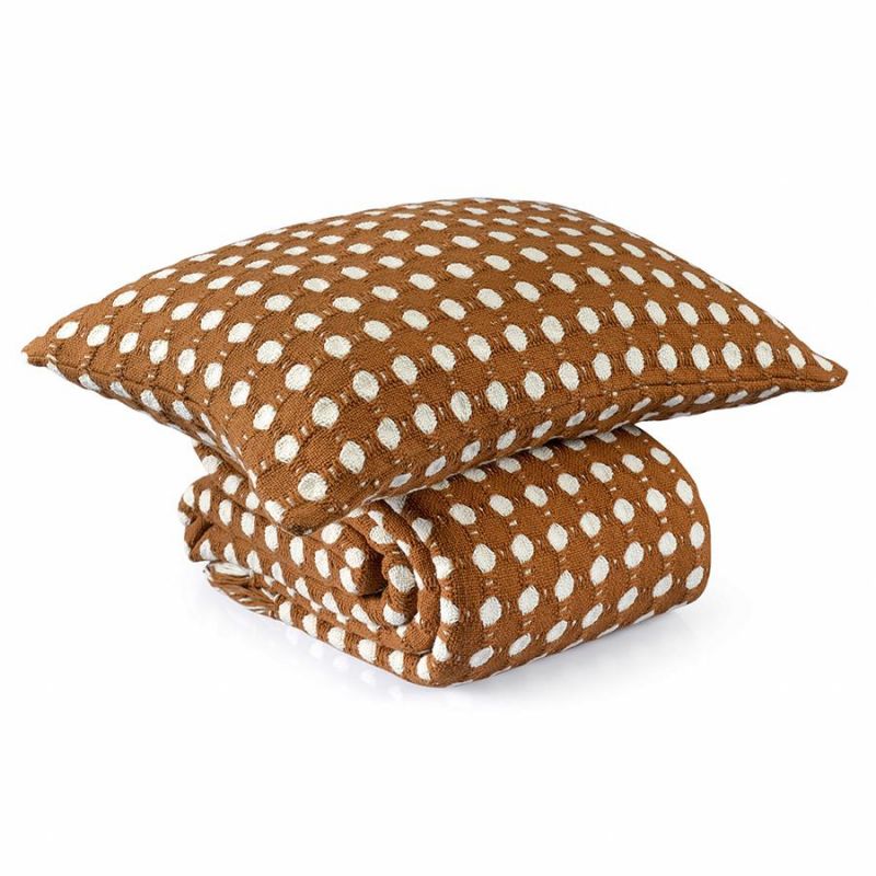 Чехол на подушку из хлопка polka dots карамельного цвета из коллекции essential, 40x60 см Tkano BD-3042957 фото 10