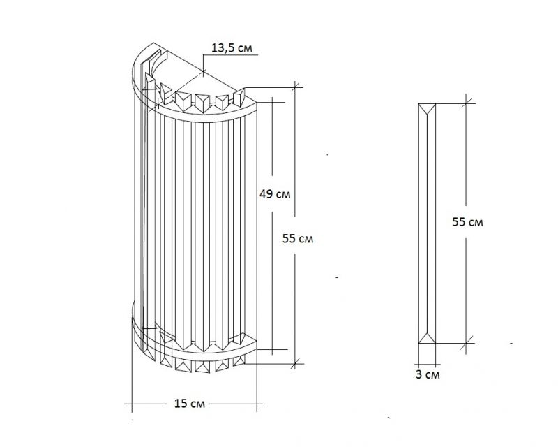 Бра Garda Decor LLOYD BD-309381