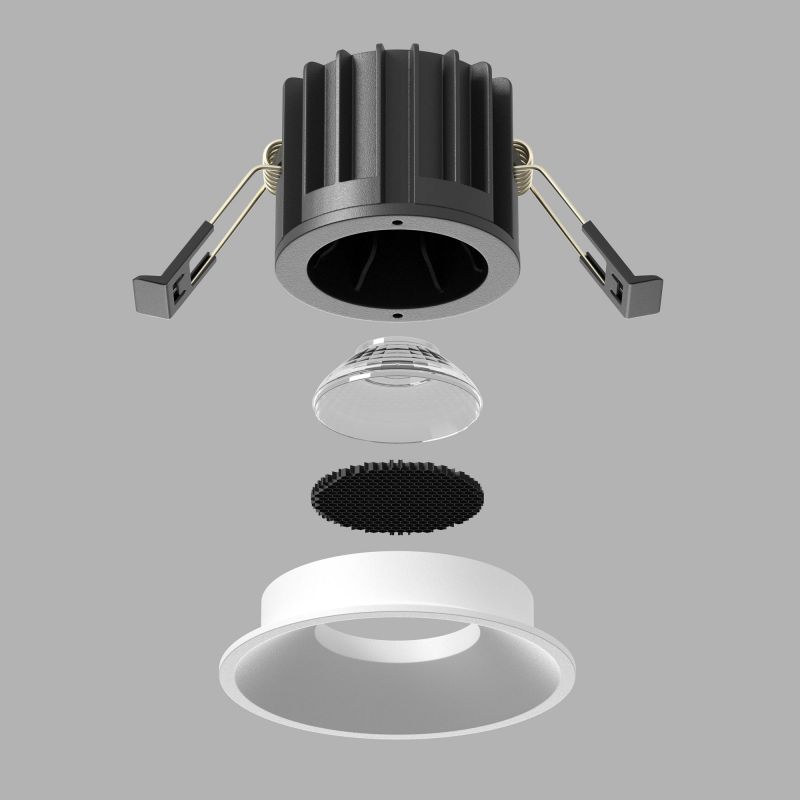 Встраиваемый светильник Maytoni Round 12W LED 2700K DL058-12W2.7K-W фото 5