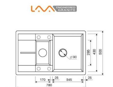 Мойка Lava D4.CFF кофе