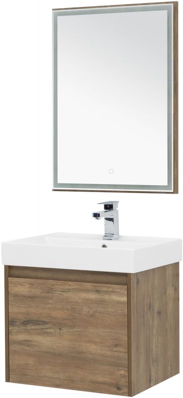 Мебель для ванной Aquanet Nova Lite 00254215 60 см, дуб рустикальный