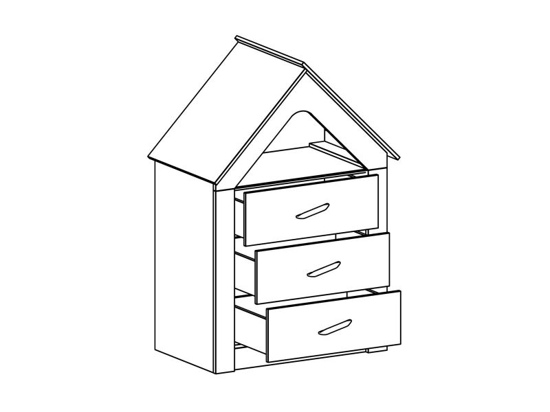 Комод Campi ОГОГО Обстановочка зеленый BD-1745888 фото 4