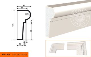 Молдинг Lepninaplast МВ-130/2